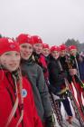 Skilangläufer:innen im Schwarzwald in Schonach Winterfinale 2023 im Rahmen von Jugend trainiert für Olympia